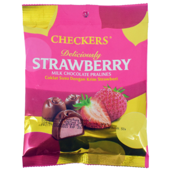 CHECKERS STRAWBERRY FILLING POUCH